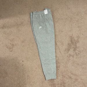 NWT Grey Nike Mens Fleece Joggers
